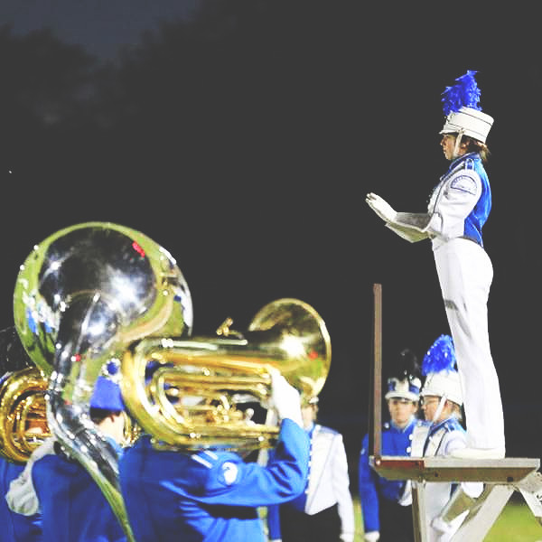 High School Marching Band Drum Major